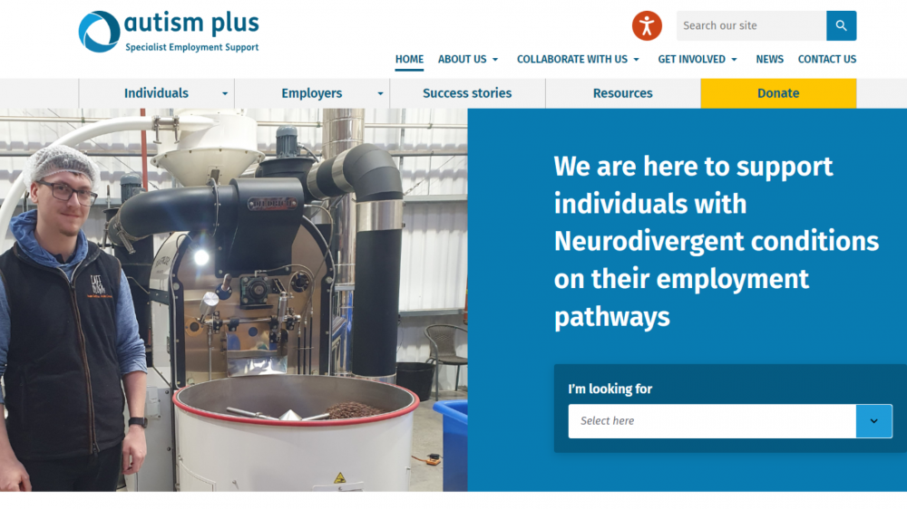 Autism Plus Launch New Specialist Employment Support Website