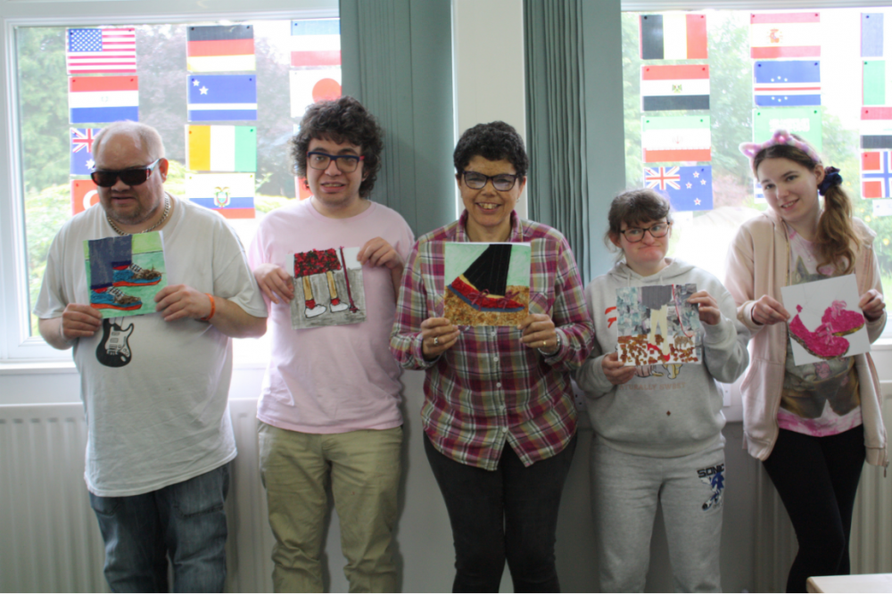 Autism Plus Hub Takes Part in Community Art Project During Learning Disability Week