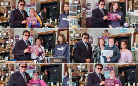 Celebrating Achievement at Park House Barns and The Chocolate Shop and Café