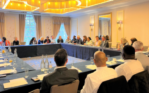 Philip Bartey, Chief Executive of Autism Plus takes part in Leaders Council roundtable discussion