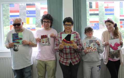 Autism Plus Hub Takes Part in Community Art Project During Learning Disability Week